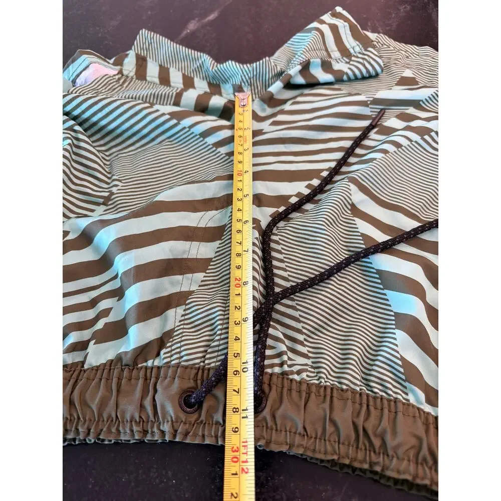 NEFF Olive Green Geo print boardshorts SM